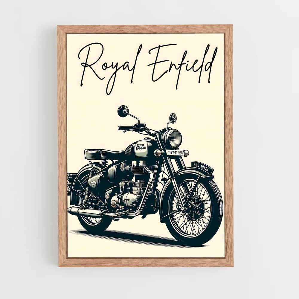 Poster Royal Enfield majestueux (vue 4)
